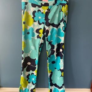 Lilly Pulitzer Multi Color Floral Pant